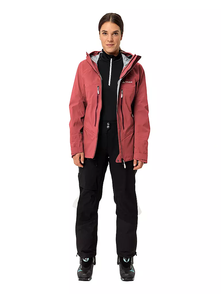 VAUDE | Damen Tourenjacke Monviso 3L | dunkelrot