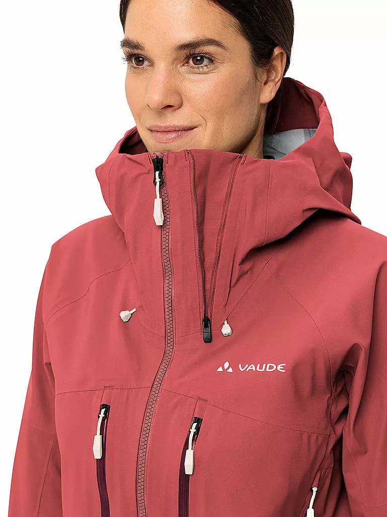 VAUDE | Damen Tourenjacke Monviso 3L | dunkelrot