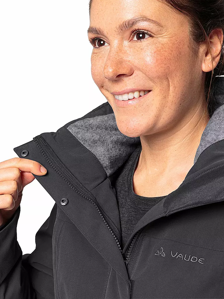 VAUDE | Damen Winterparka Skomer II Wool  | schwarz