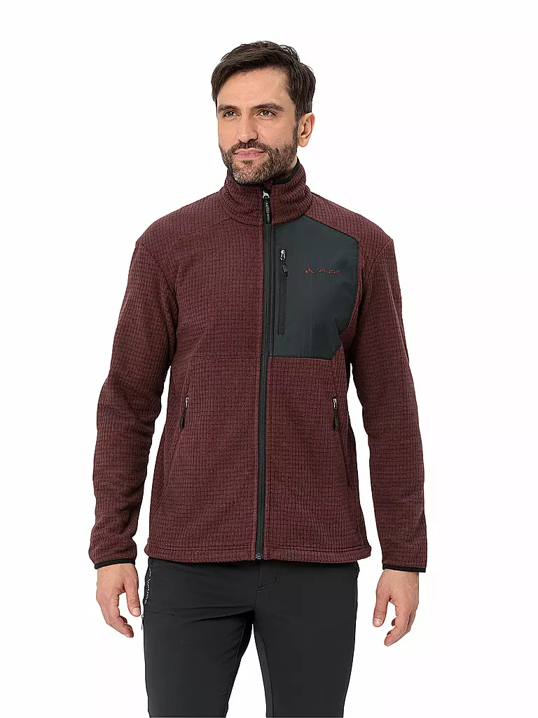 VAUDE | Herren Fleecejacke Neyland  | dunkelrot