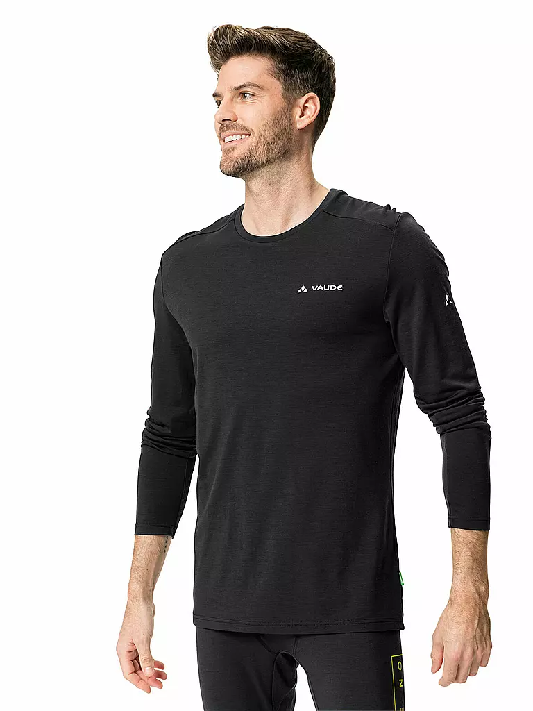 VAUDE | Herren Tourenshirt Monviso Merino | schwarz