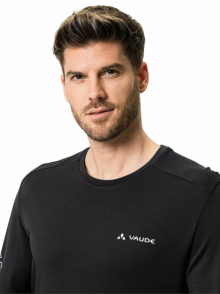 VAUDE | Herren Tourenshirt Monviso Merino | schwarz