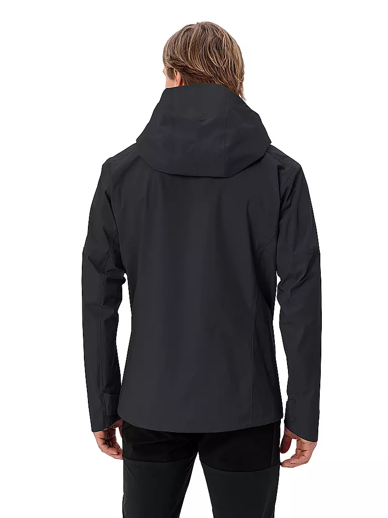 VAUDE | Herren Wanderjacke Croz Alpine 3L Hoodie | schwarz