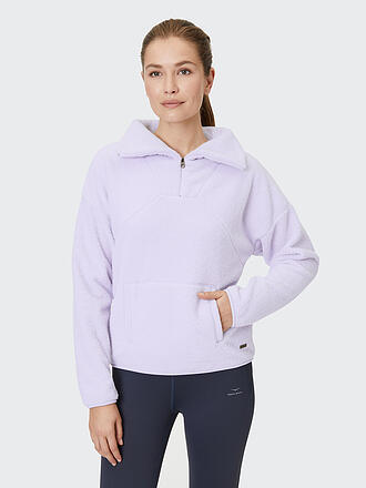 VENICE BEACH | Damen Fitnesssweater Abby mit Zip Teddyfleece