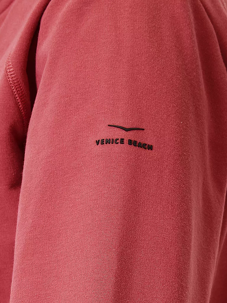 VENICE BEACH | Damen Fitnessjacke Florence | dunkelrot