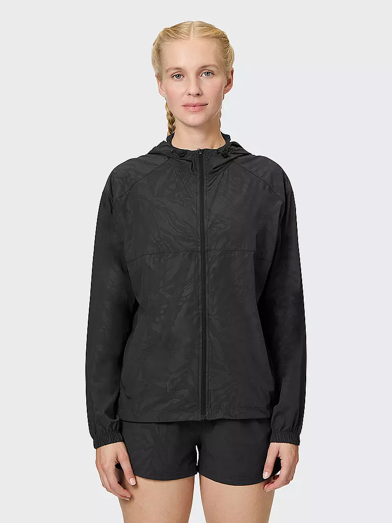 VENICE BEACH | Damen Fitnessjacke Moina | schwarz