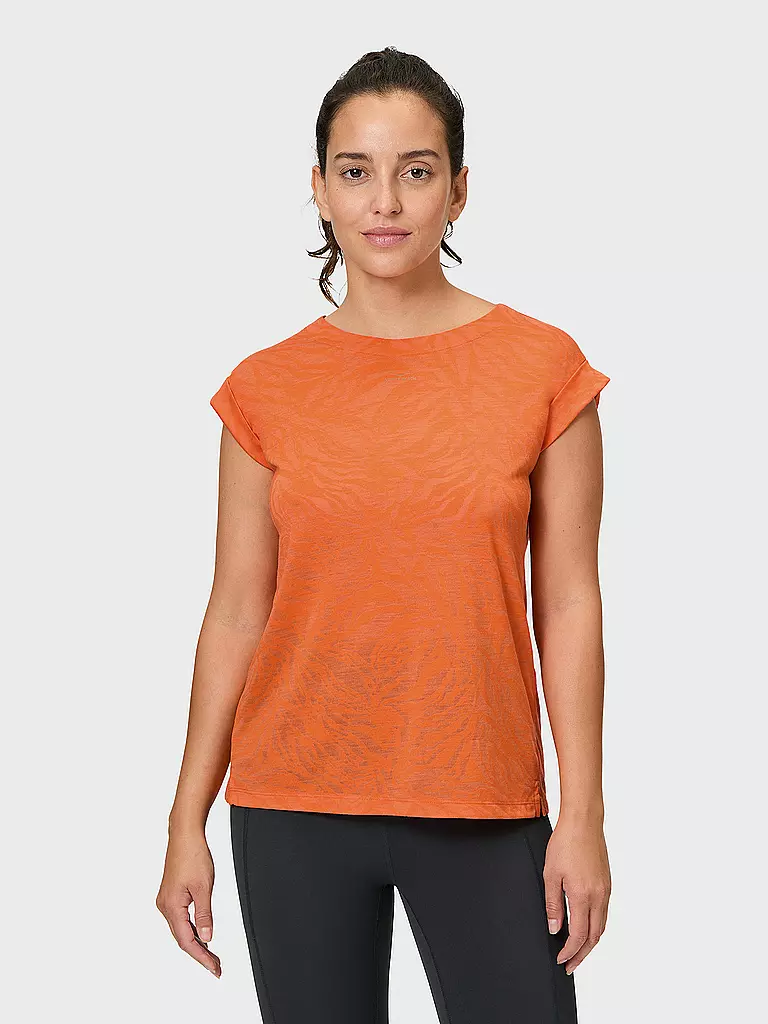 VENICE BEACH | Damen Fitnessshirt Tirara | orange