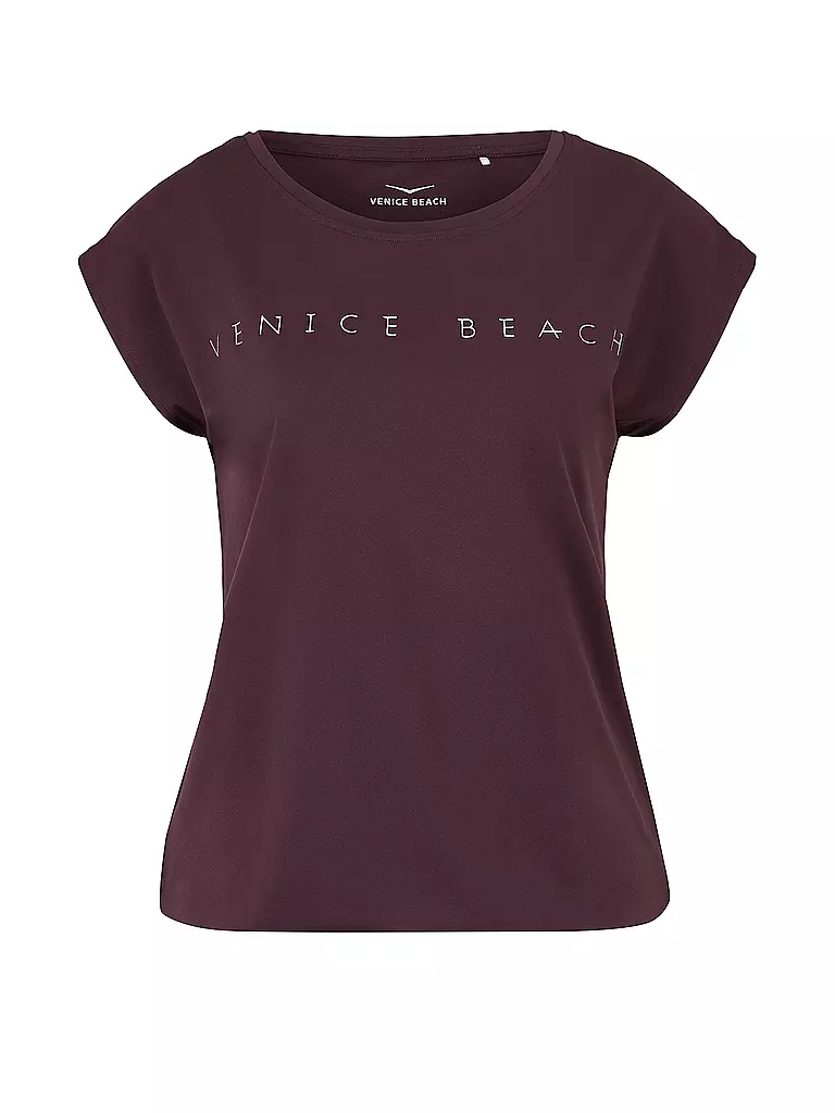 VENICE BEACH | Damen Fitnessshirt Wonder | dunkelrot