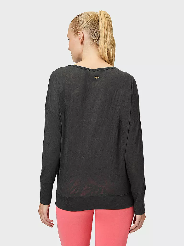 VENICE BEACH | Damen Fitnesssweater Calma | schwarz