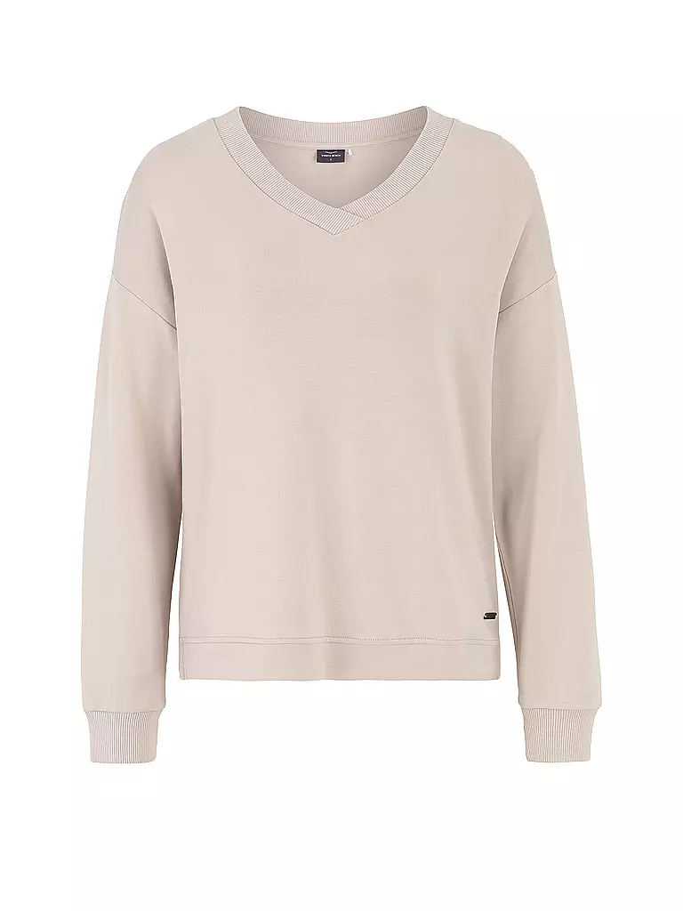 VENICE BEACH | Damen Fitnesssweater Maliyah | creme