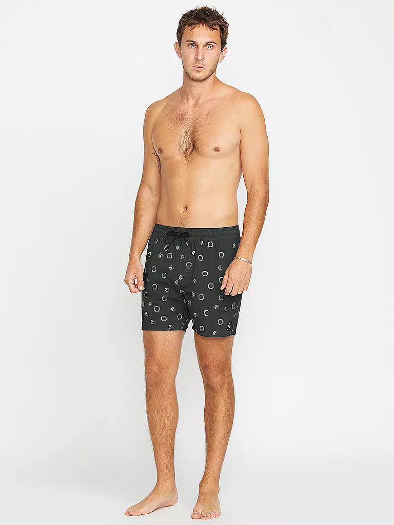 VOLCOM | Herren Badeshort Lido Print Trunk 16 | grau