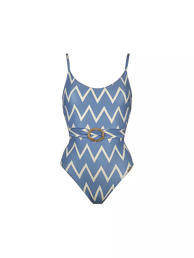 WATERCULT | Damen Badeanzug Seaside Vacay | blau