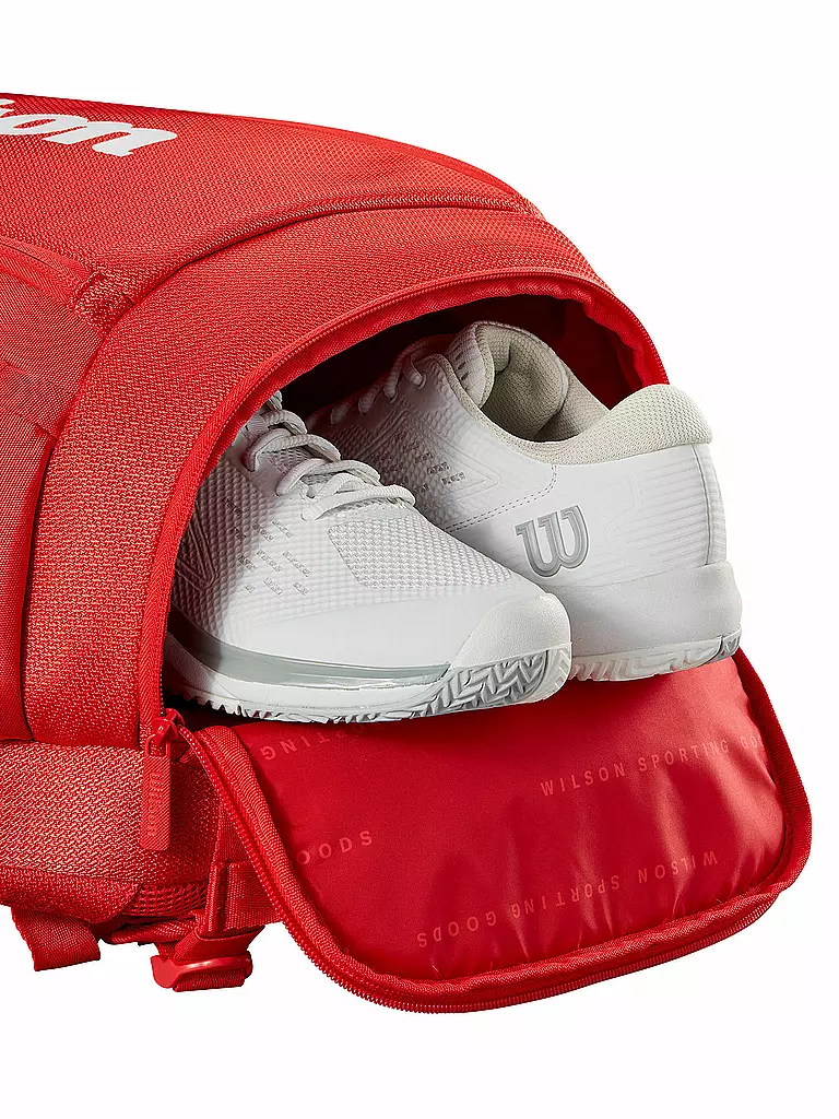 WILSON | Tennisrucksack Super Tour Red Collection | rot