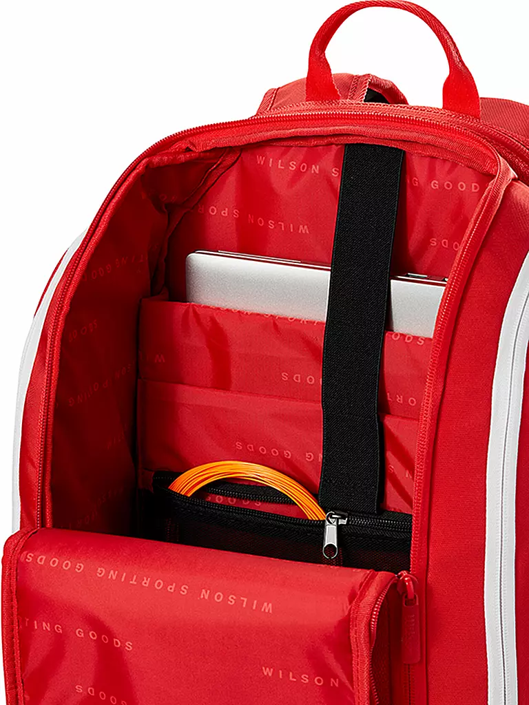 WILSON | Tennisrucksack Super Tour Red Collection | rot